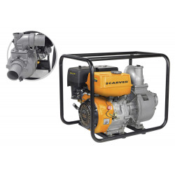 Мотопомпа Carver "CGP 99100 E" 4-х такт, 9,6кВт, 13.0л/c,  4"/100мм