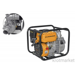 Мотопомпа Carver "CGP 3050 " 4-x такс,7л/с, вх/вых-2"/50 мм
