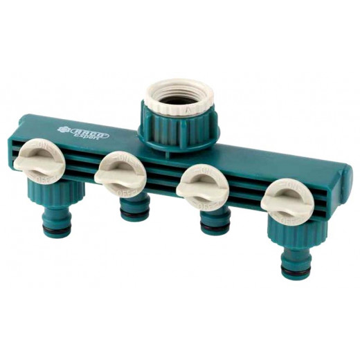Распределитель Raco 4-х канальный 1/2"-"3/4" (4250-55258)