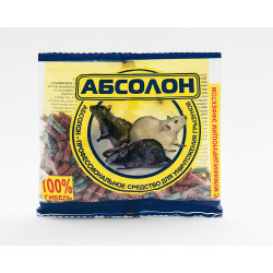 Хим. препарат "Абсолон" против грызунов 100гр зерно