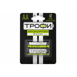 Аккумулятор Трофи HR6-2BL 2100mAh 2шт