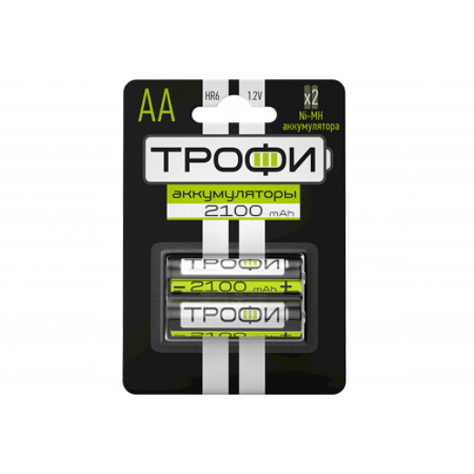 Аккумулятор Трофи HR6-2BL 2100mAh 2шт