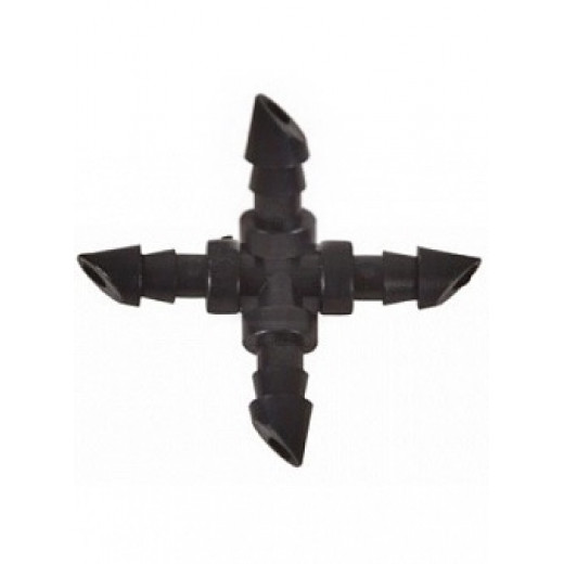 Соединитель крестовой 1/4" трубки AD7204