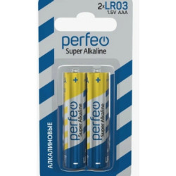 Батарейка Perfeo LR03/2BL mini Super Alkaline 2шт